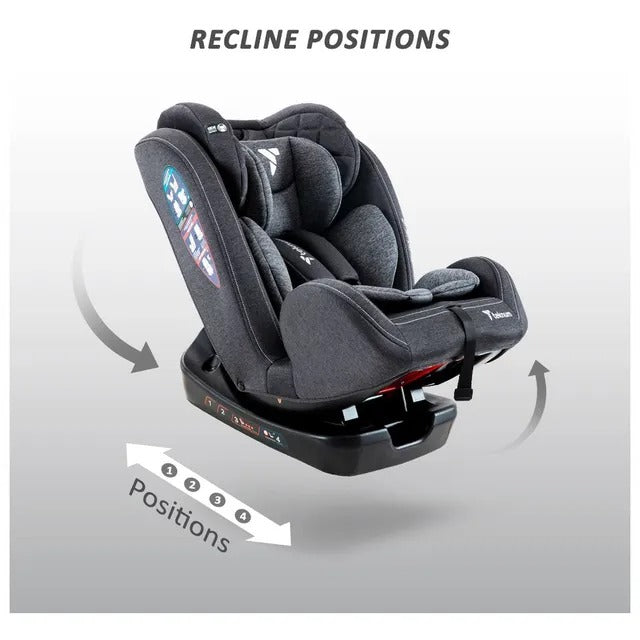 Teknum Evolve 2 Car Seat & Men's Diaper Handbag Set – Dark Grey