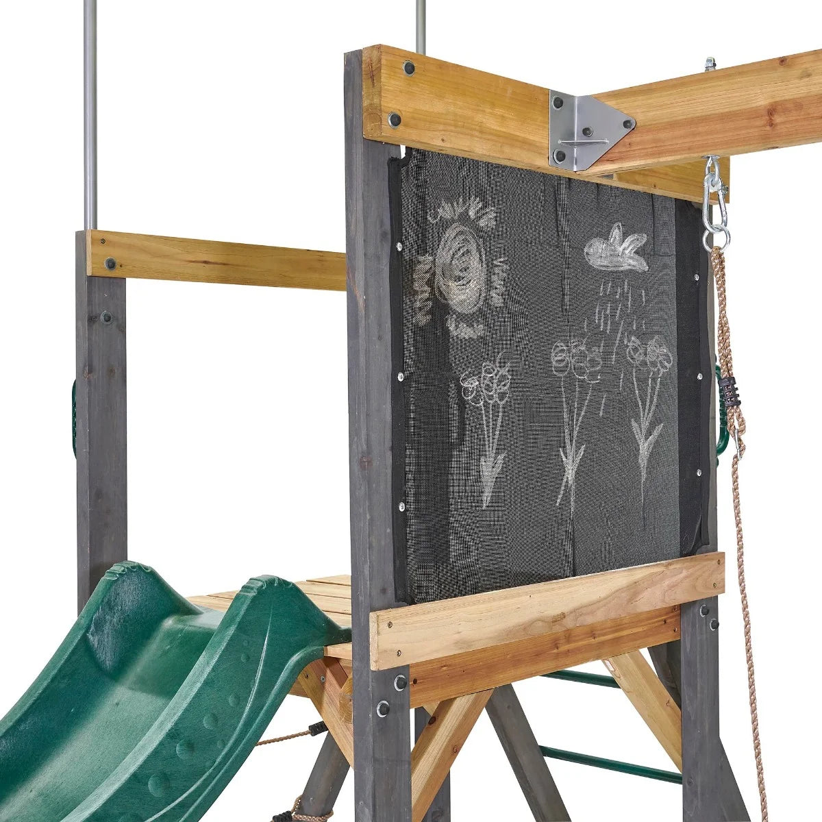Plum - Siamang Wooden Playcentre Swing & Slide Climbing Frame