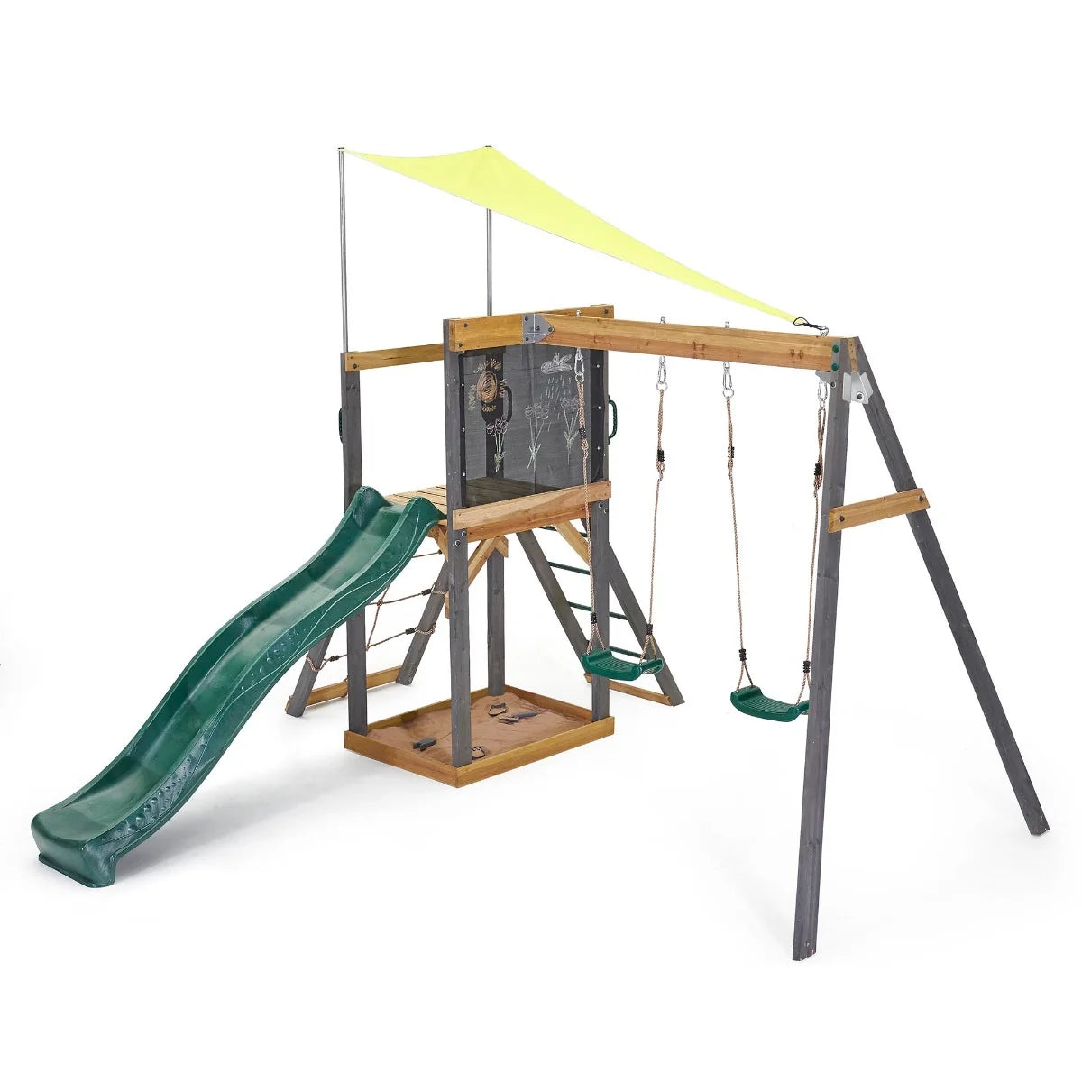 Plum - Siamang Wooden Playcentre Swing & Slide Climbing Frame