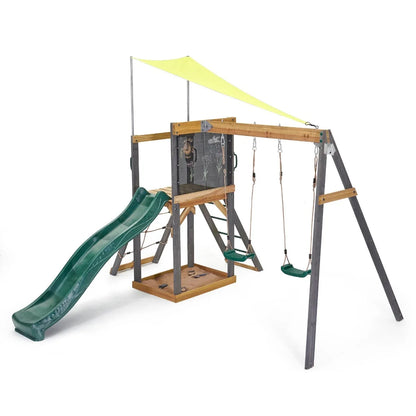 Plum - Siamang Wooden Playcentre Swing & Slide Climbing Frame