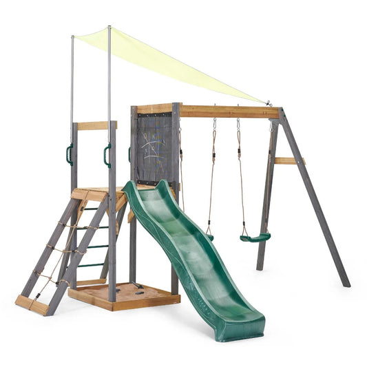 Plum - Siamang Wooden Playcentre Swing & Slide Climbing Frame