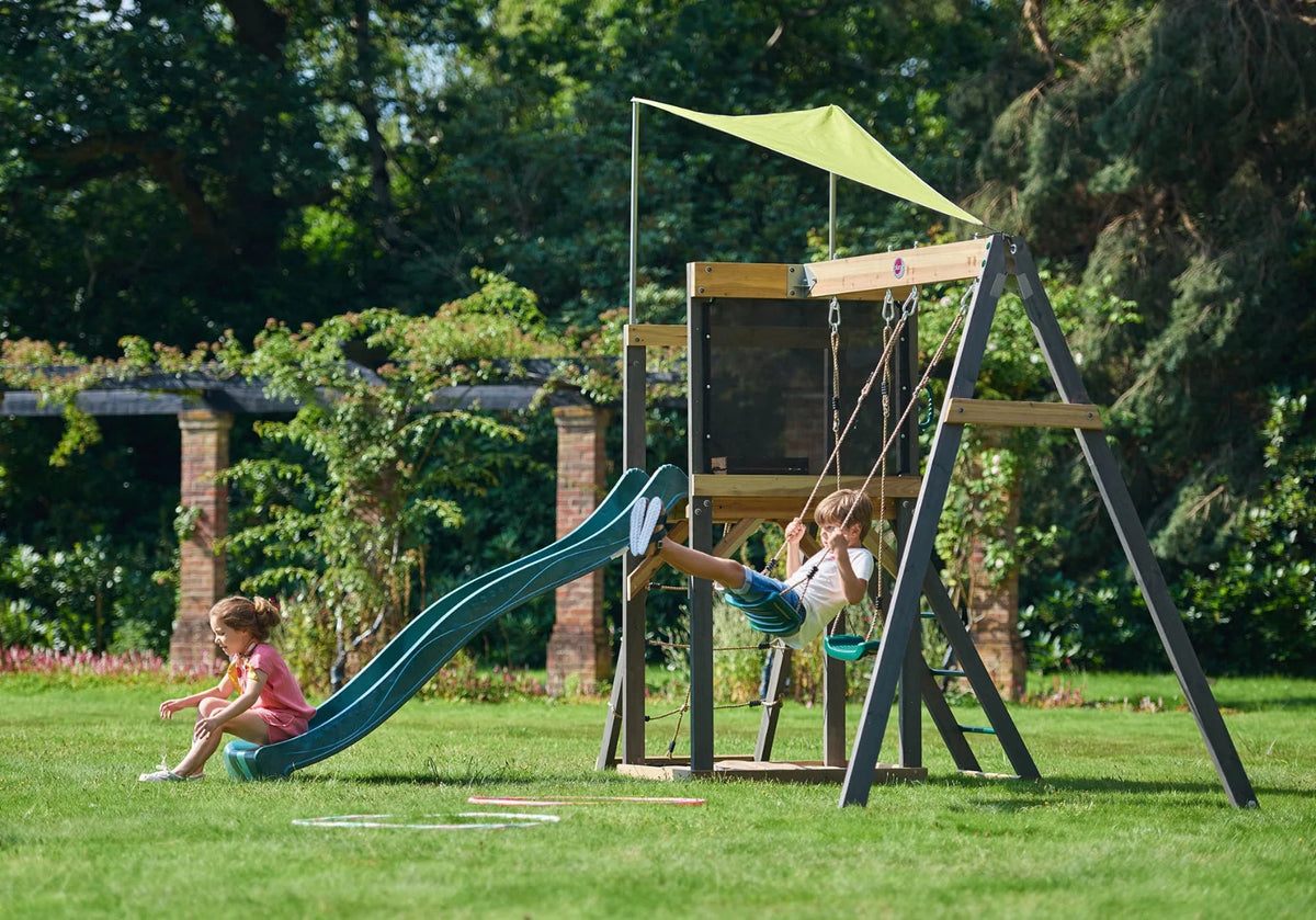 Plum - Siamang Wooden Playcentre Swing & Slide Climbing Frame