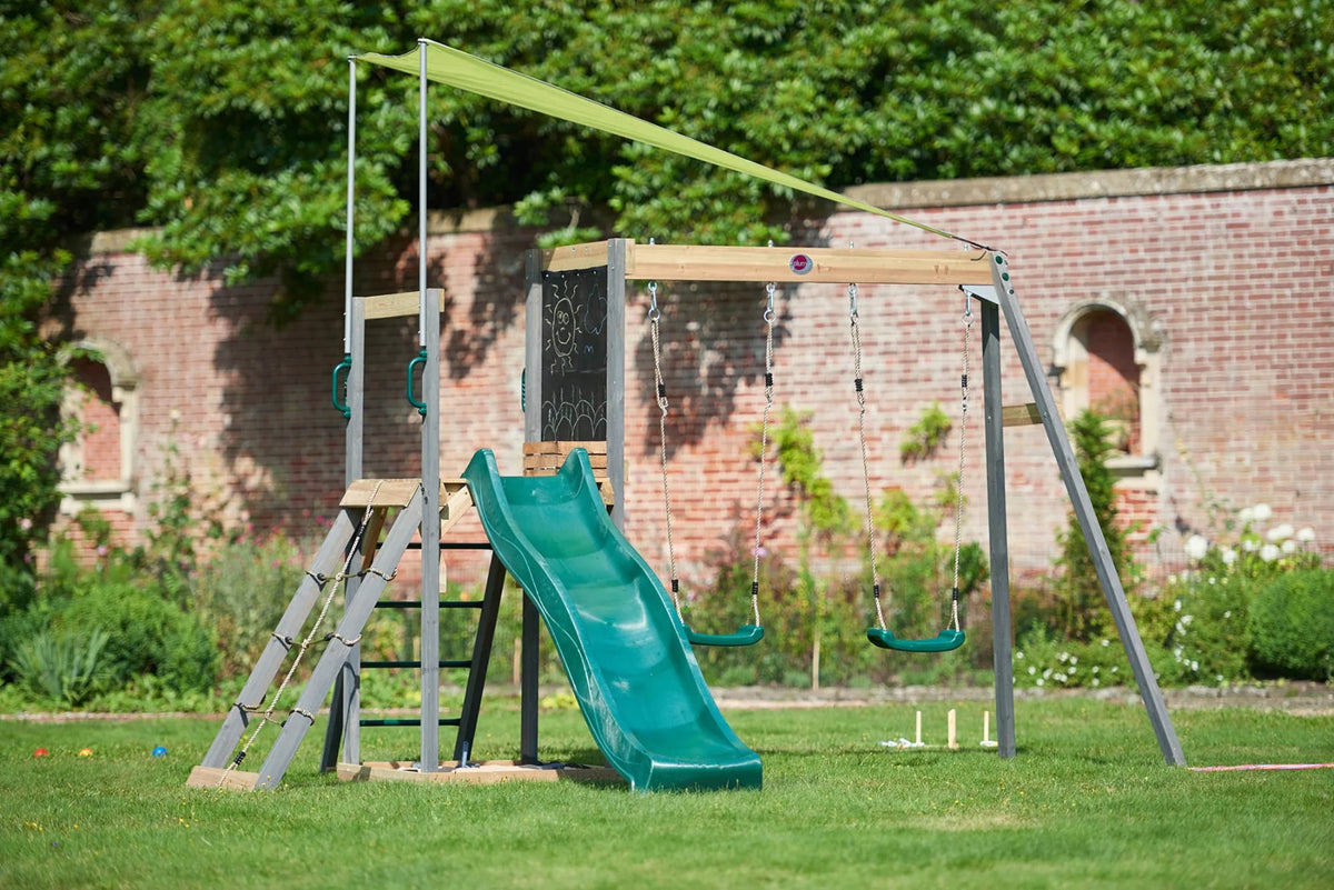 Plum - Siamang Wooden Playcentre Swing & Slide Climbing Frame