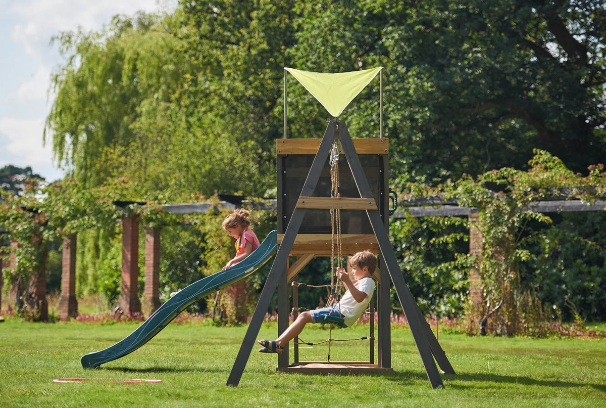 Plum - Siamang Wooden Playcentre Swing & Slide Climbing Frame