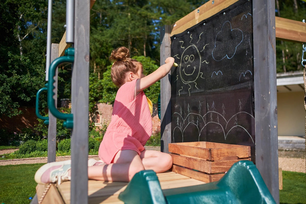 Plum - Siamang Wooden Playcentre Swing & Slide Climbing Frame