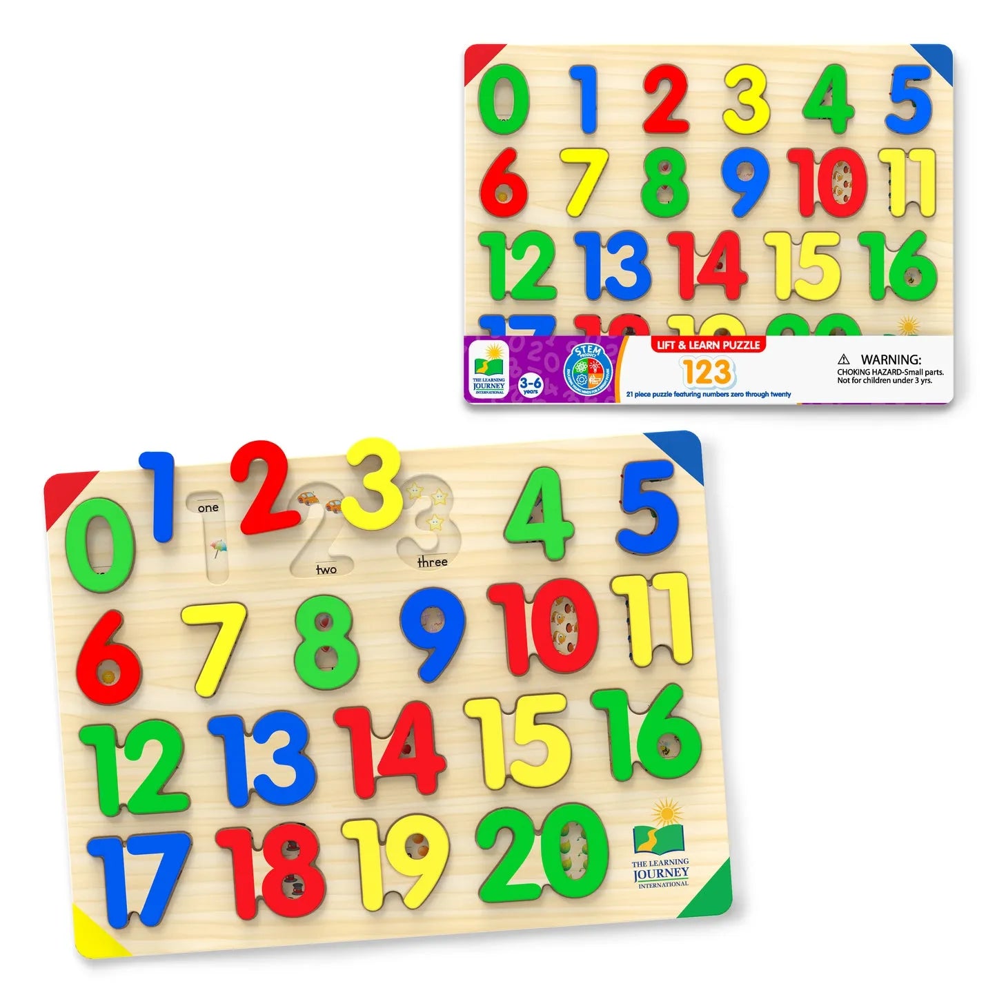 The Learning Journey Lift & Learn Puzzle Numbers