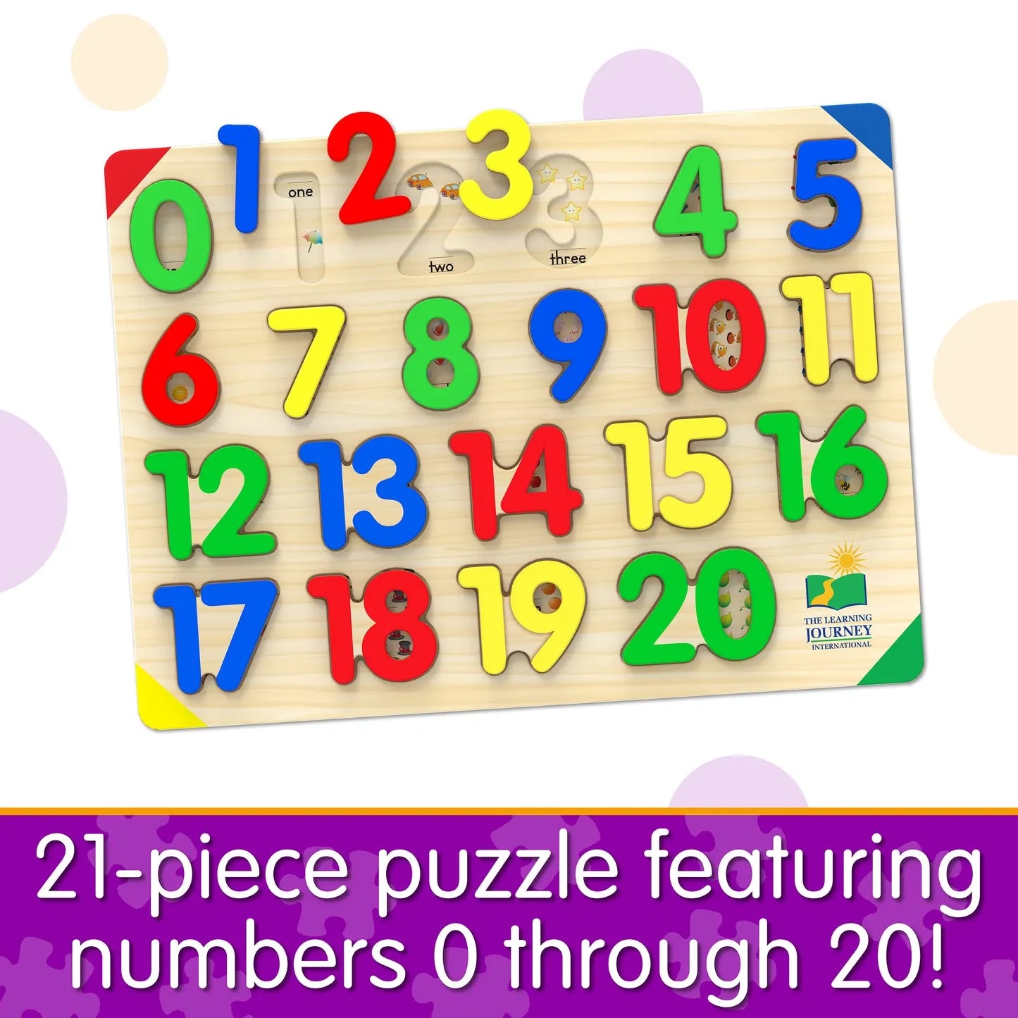 The Learning Journey Lift & Learn Puzzle Numbers