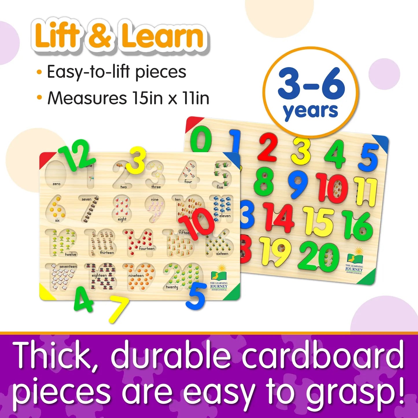The Learning Journey Lift & Learn Puzzle Numbers