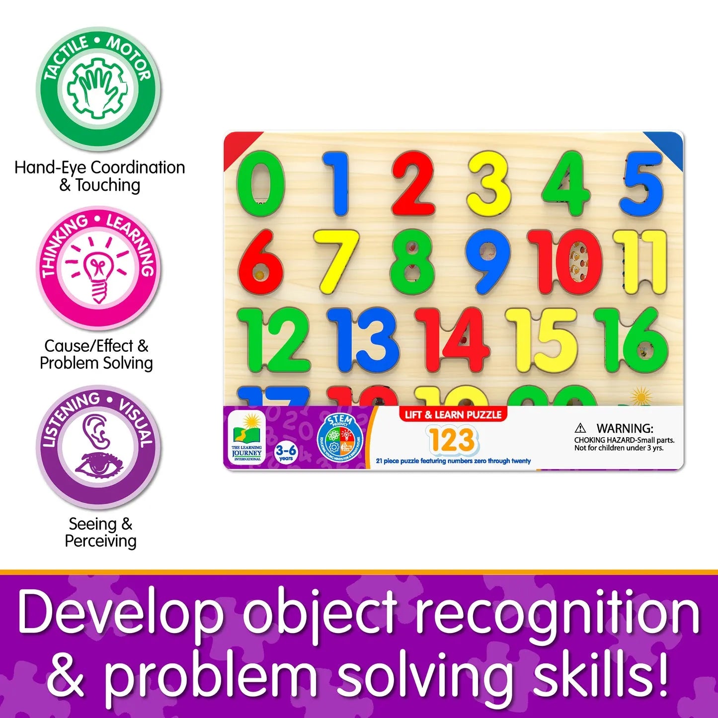 The Learning Journey Lift & Learn Puzzle Numbers