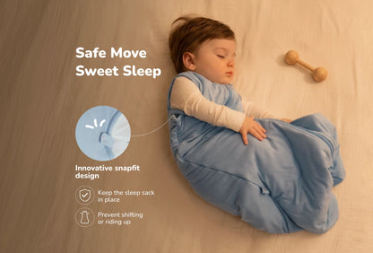 Momcozy Baby Sleep Sack 1.5 TOG (Blue, Medium, 6-12 Months)