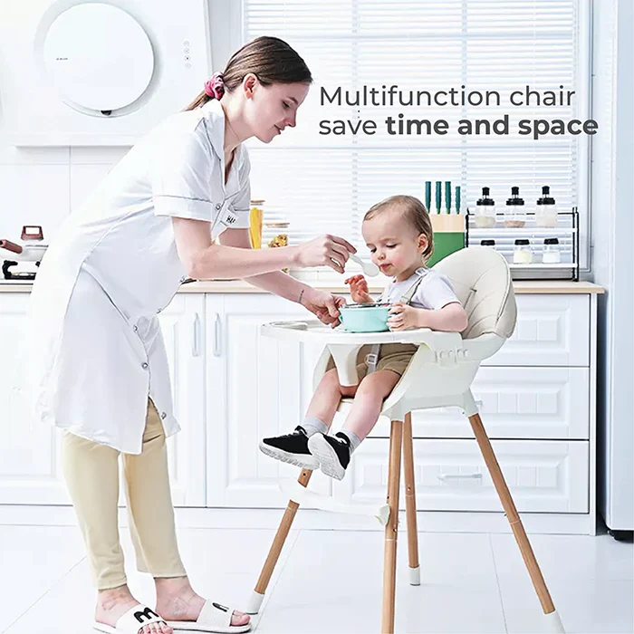 Nurtur 2 in 1 High Chair Adjustable Height & Detachable Tray
