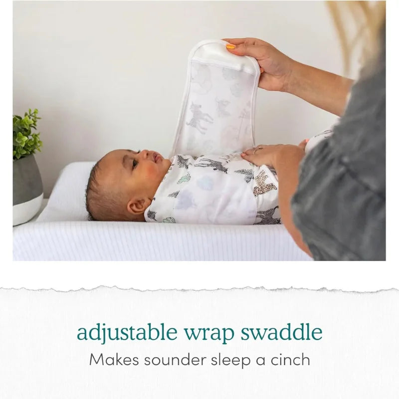 Aden + Anais Essentials Easy Swaddle Wrap - Toile (Pack of 3)