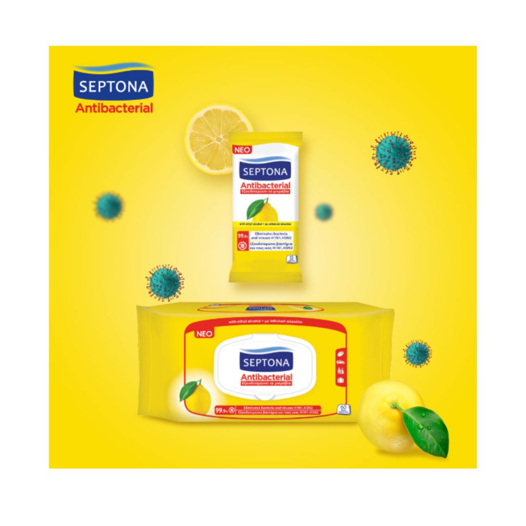 Septona Refreshing Wet Wipes (60 Pcs)
