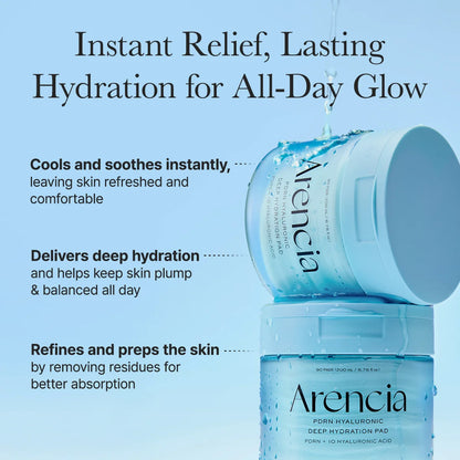Arencia PDRN Hyaluronic Deep Hydration Pads 90ea (200ml)