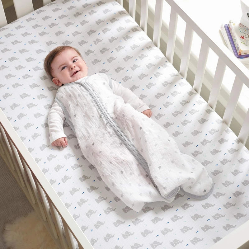 Aden + Anais Essentials Muslin Light Sleeping Bag - Dusty (1.0 TOG)