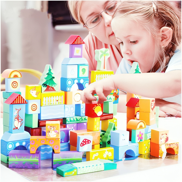 Beilaluna Forest Building Blocks (100 Pcs)