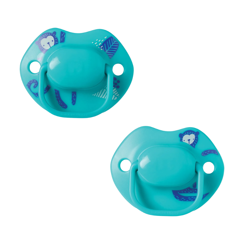 Tommee Tippee 2-Pack Moda Soother, Midnight Jungle, 0-6 Months