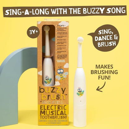 Jack N' Jill Buzzy Brush Musical Electric Toothbrush (New Packaging)