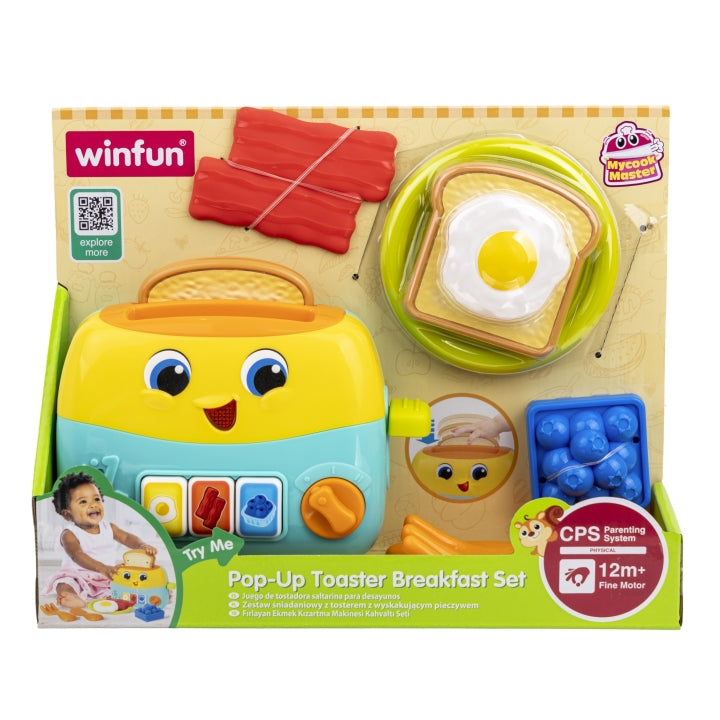 Winfun Pop-Up Toaster Breakfast Set.