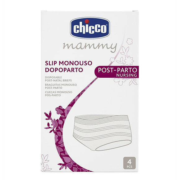 Chicco Disposable Post Natal Briefs - Free Size - 4PCS.