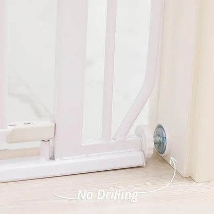 Baby Safe Safety Gate with LED Light – 75x85cm, White