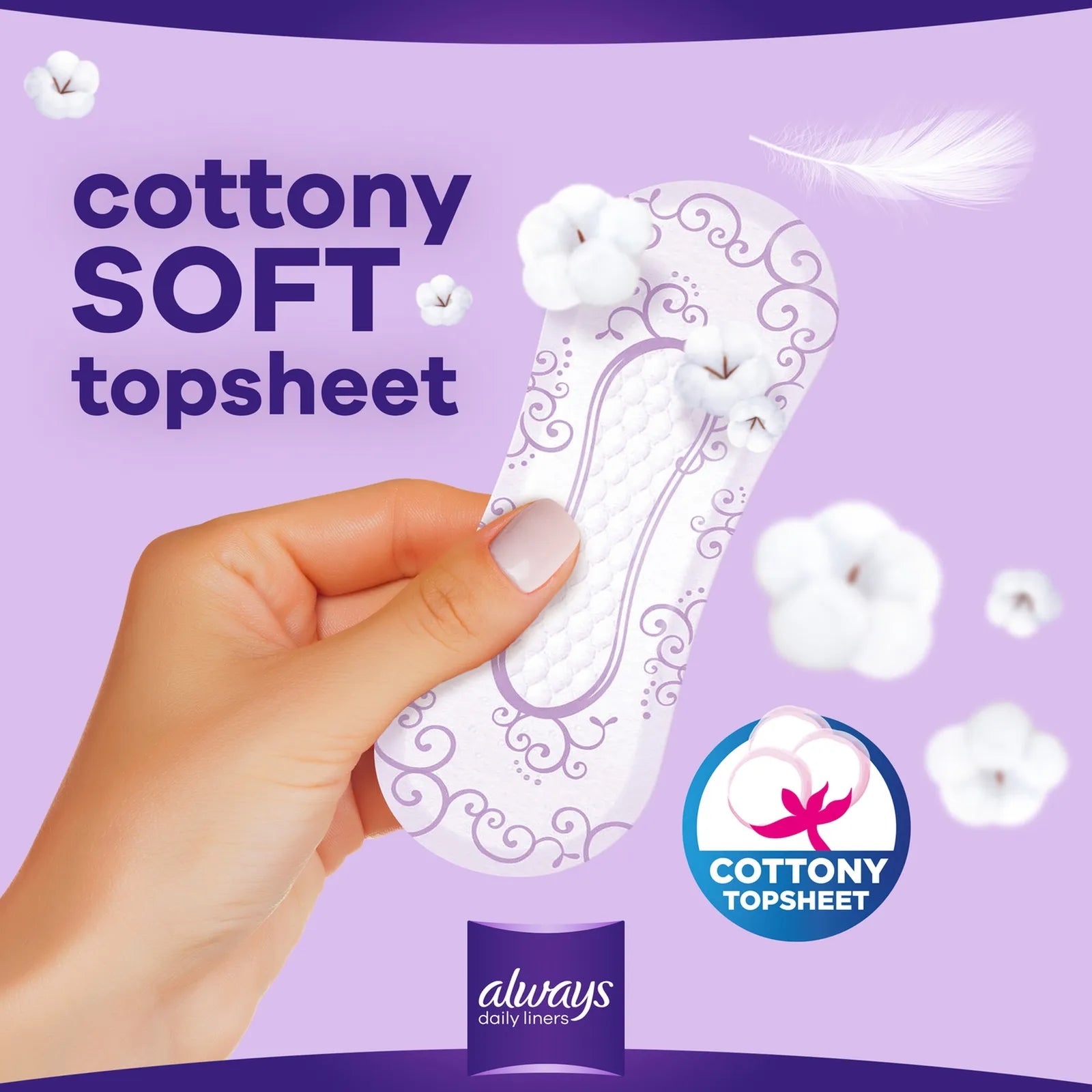 Always Daily Liners Comfort & Protect Scented (20 Pcs)