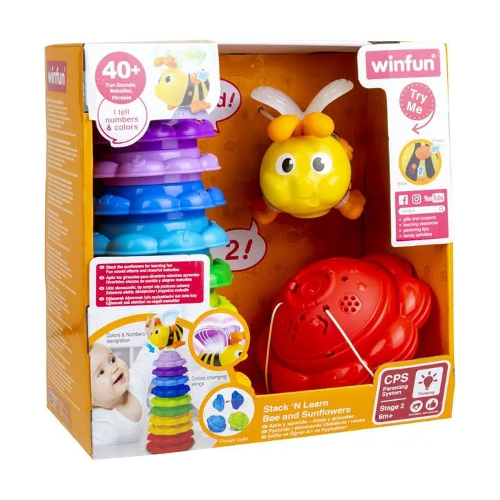 Winfun  Stack and Learn Bee and Sunflowers