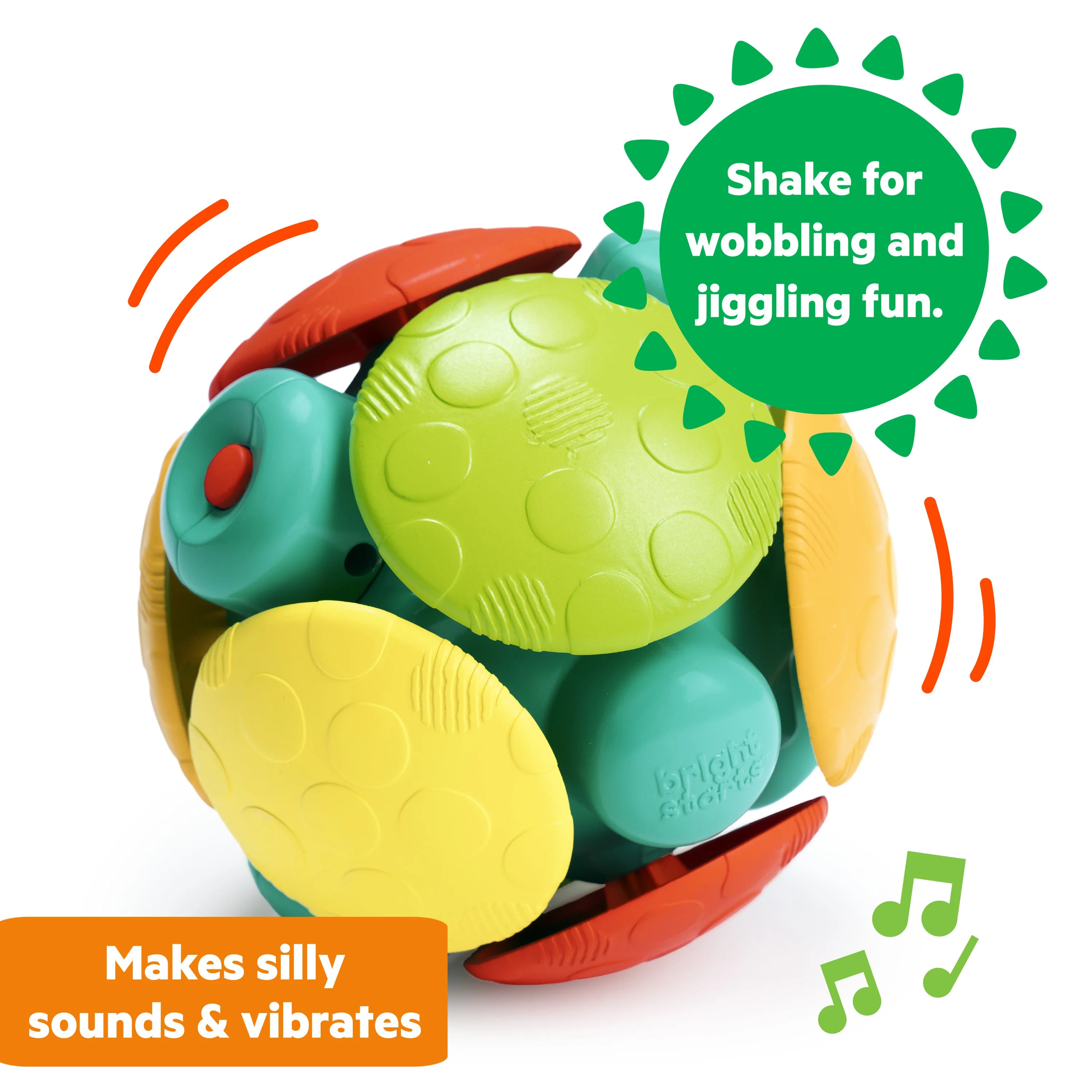 Bright Starts Wobble Bobble Crawl & Chase Ball