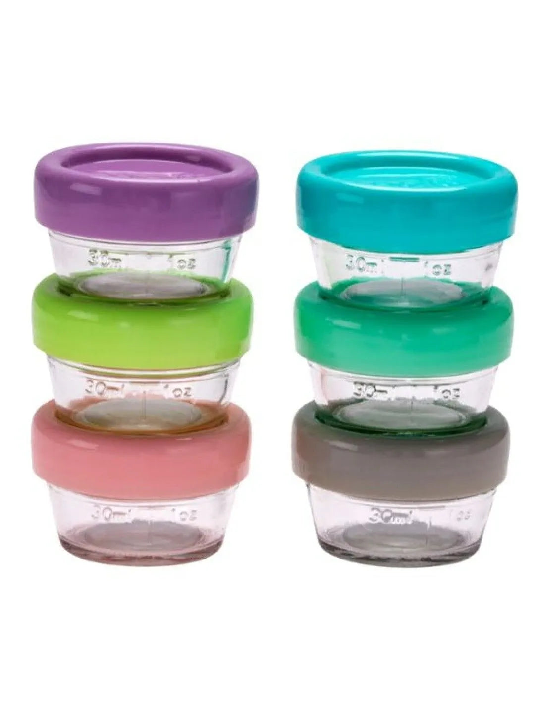 Melii Glass Food Storage Container - Pack of 6