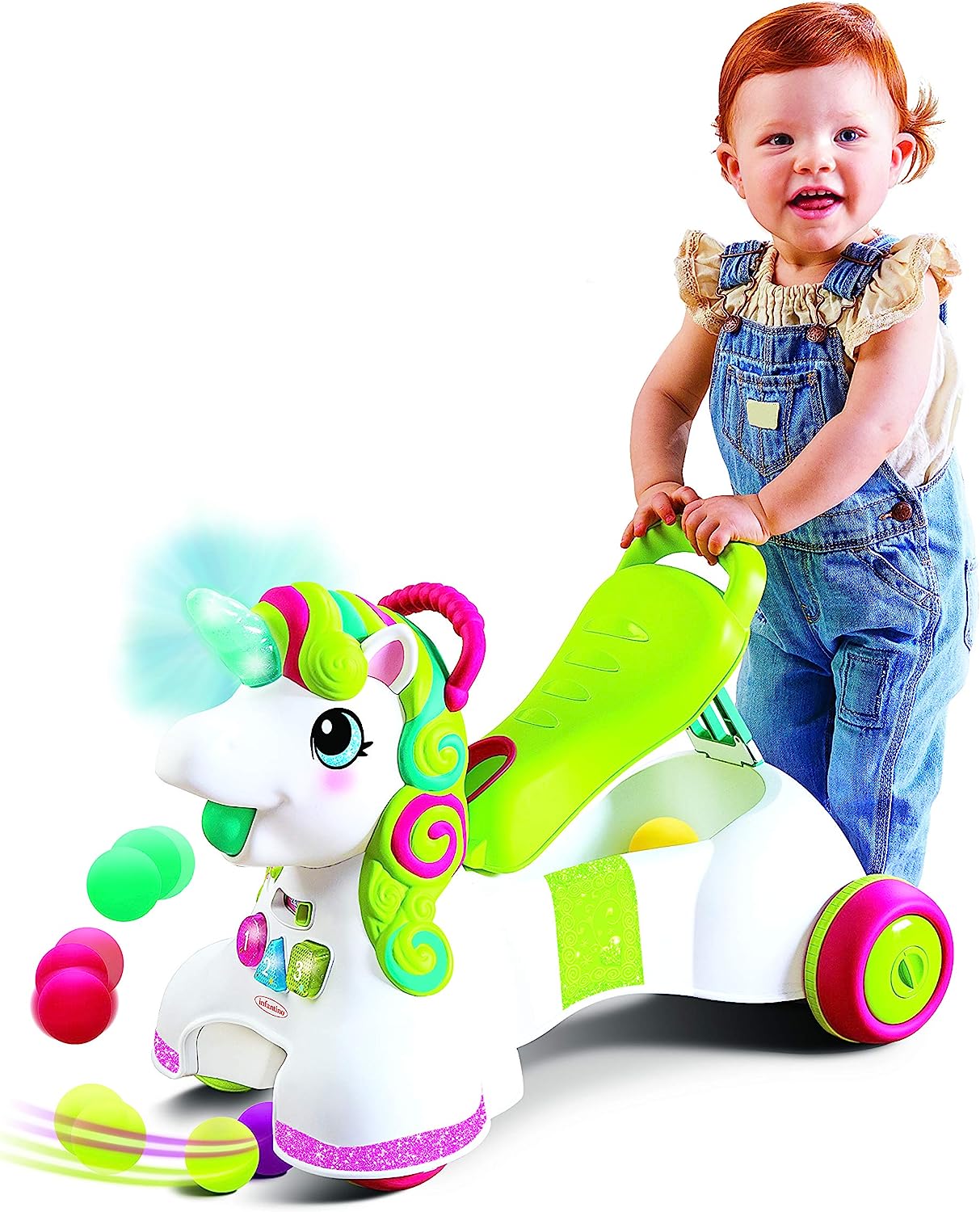 Infantino 3-In-1 Sit, Walk & Ride Unicorn.