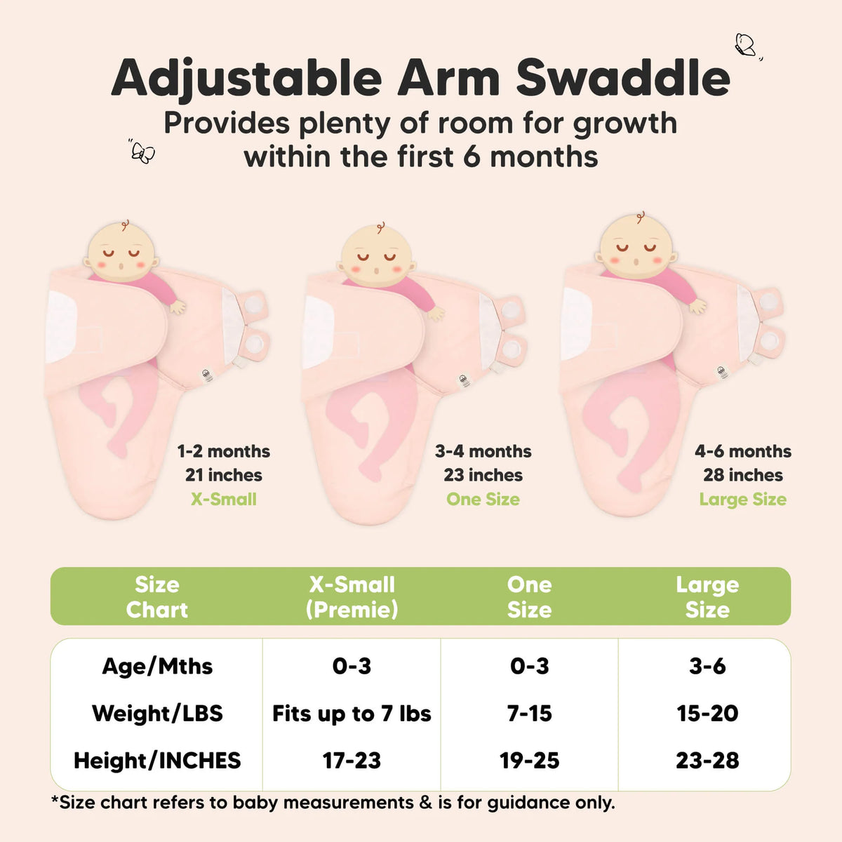 Keababies Soothe Swaddle Wrap (Angelic) - Pack of 3
