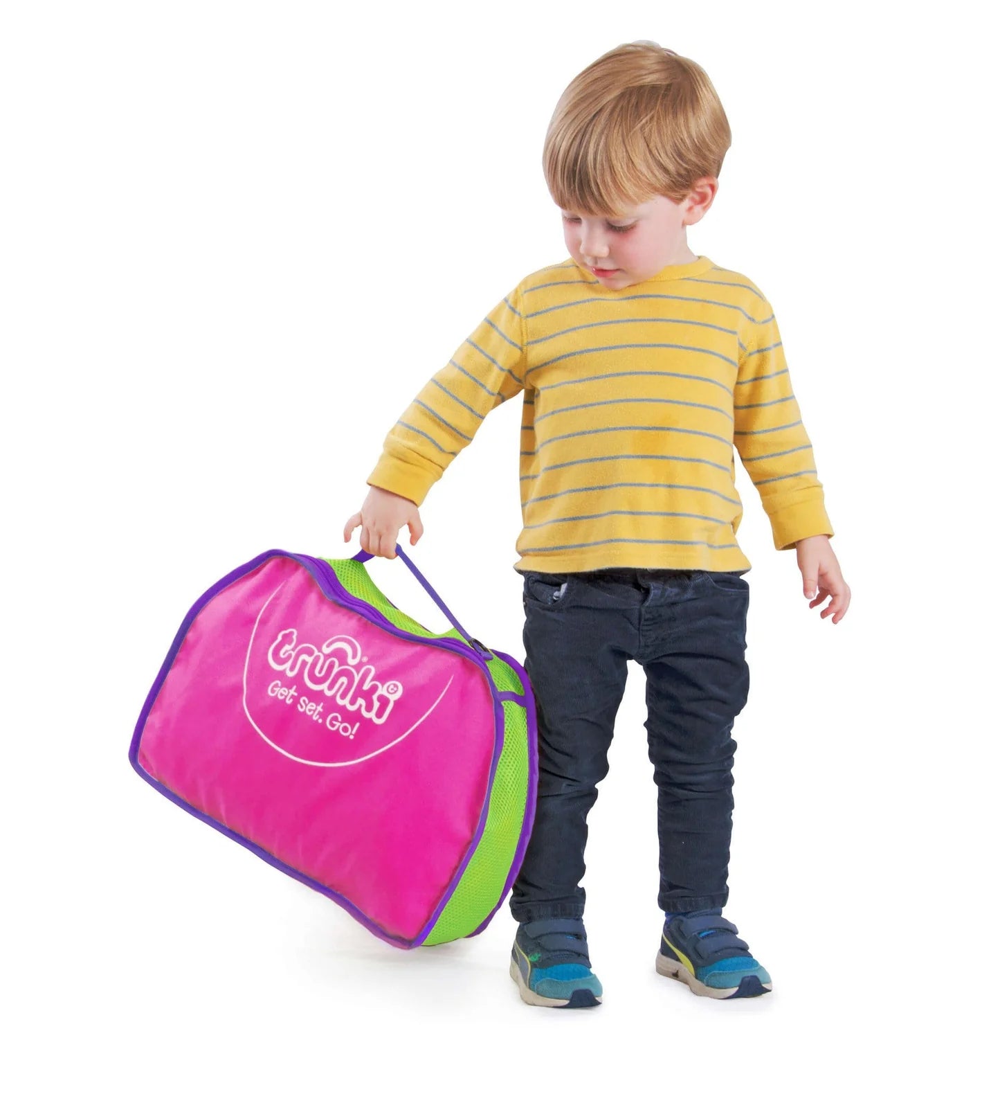 Trunki Tidy Bag Compact Toy Storage for Travel & Home (Pink)