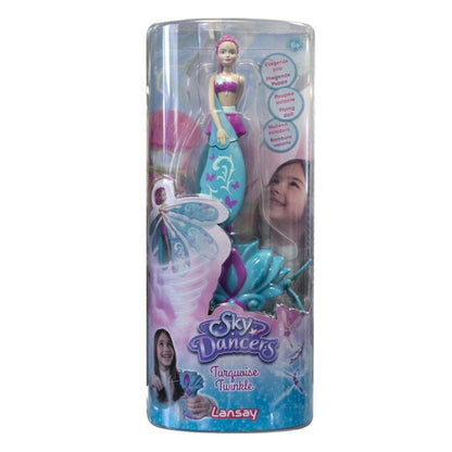 Sky Dancers - Turquoise Twinkle Flying Doll