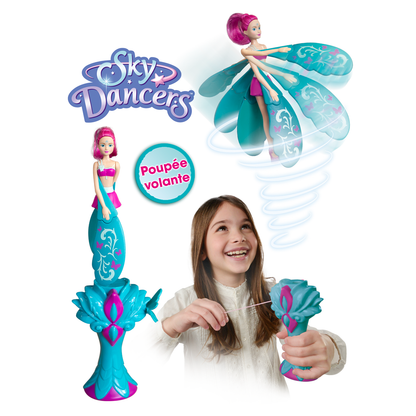 Sky Dancers - Turquoise Twinkle Flying Doll