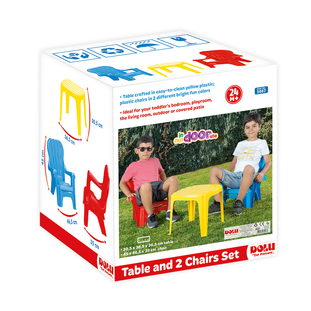 Dolu Table And Chairs For Kids Set