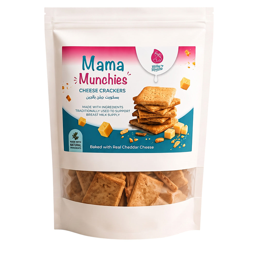 Milky Makers Mama Munchies Cheese Crackers