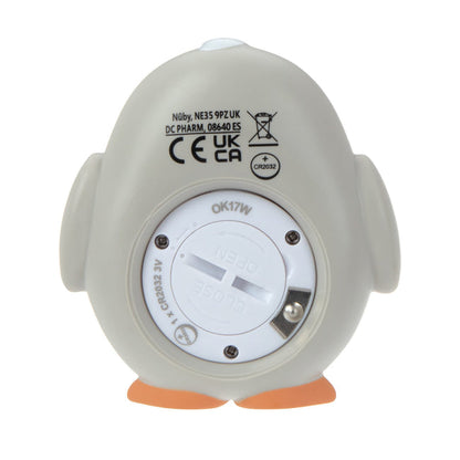 Nuby Penguin Bath & Room Thermometer (Grey)