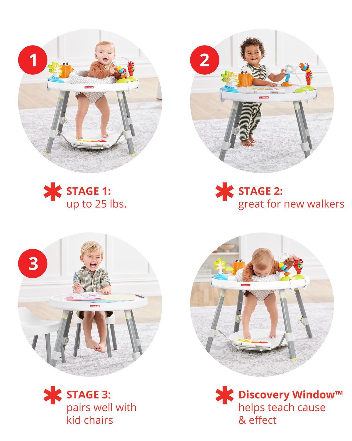 Skip Hop Explore & More 3-Stage Activity Center