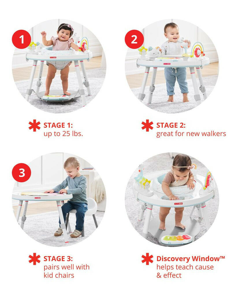 Skip Hop Silver Lining Cloud Baby's View 3-Stage Activity Center