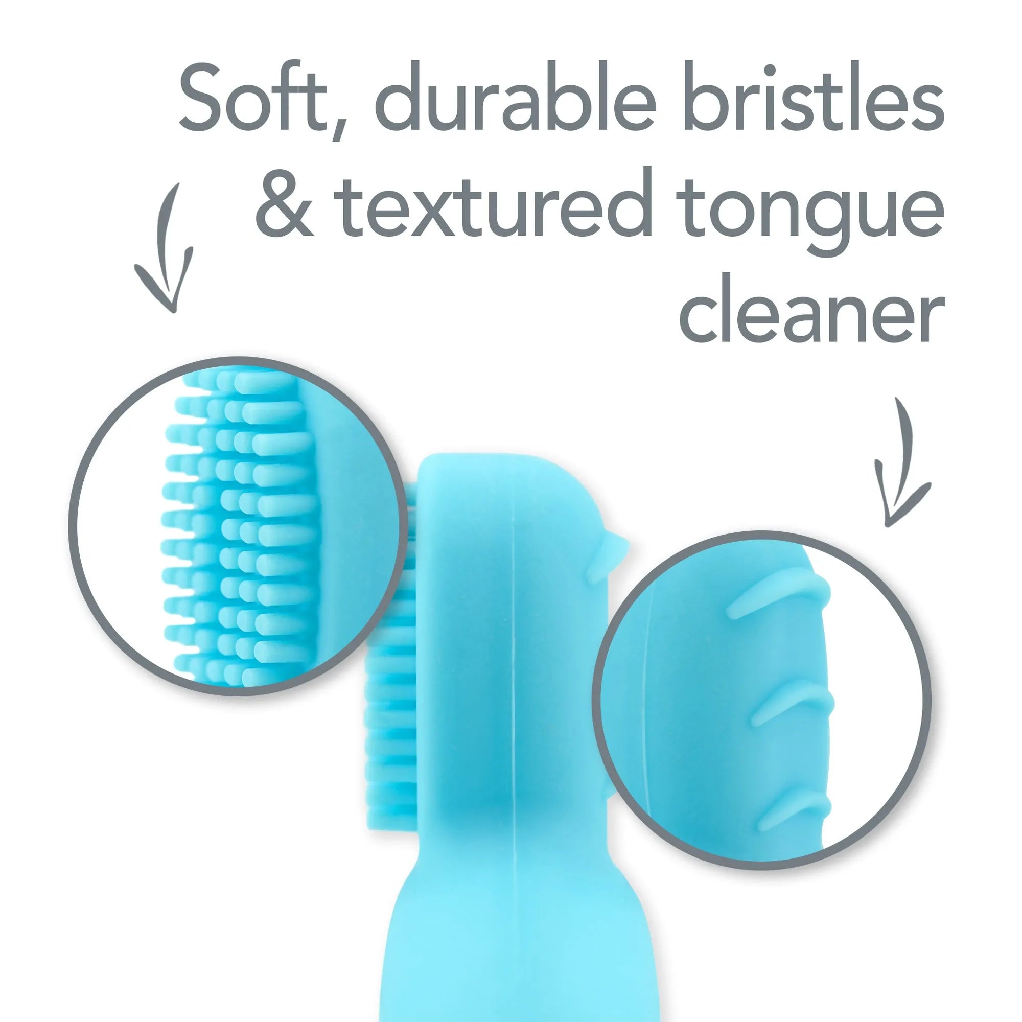 Green Sprouts Learning Toothbrush Made From Silicone (9-18 Months)