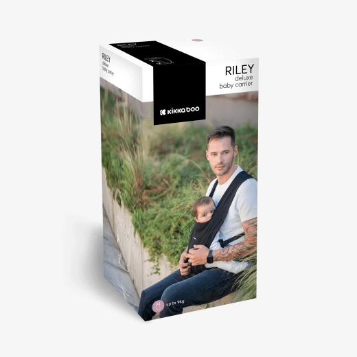 Kikkaboo Riley Baby Carrier - Grey