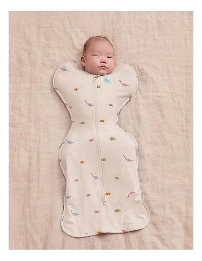 Love To Dream Swaddle Up 1.0T Stretch Cotton (Dinosnore Cream, 3-6 Months, Medium)