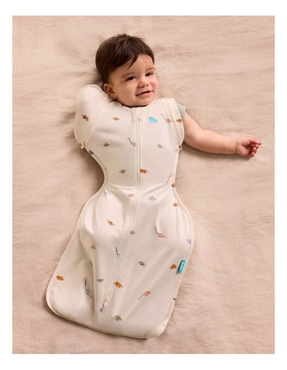 Love To Dream Transition Bag 1.0T Stretch Cotton - Stage 2 (Dinosnore Cream, Large)
