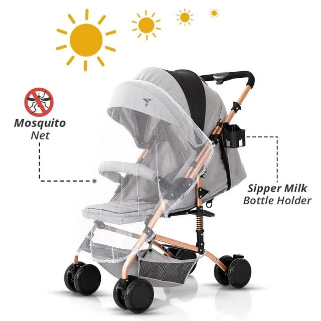 Teknum Reversible Trip Stroller – Grey