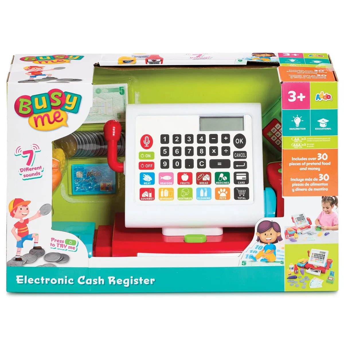Addo Busy Me Cash Register V3 Bo 30pc