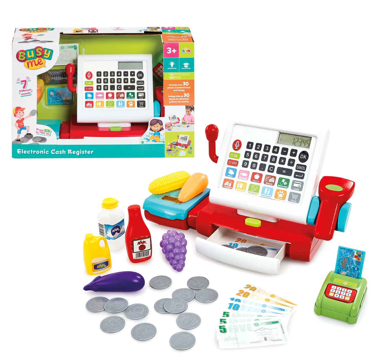 Addo Busy Me Cash Register V3 Bo 30pc