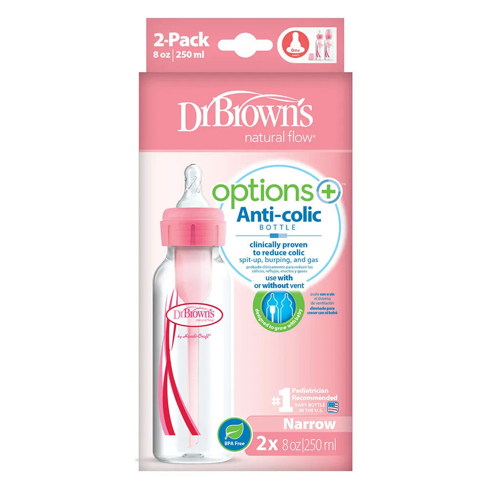 Dr. Brown's PP Narrow Options + Bottle (8oz/250ml) - Pack of 2