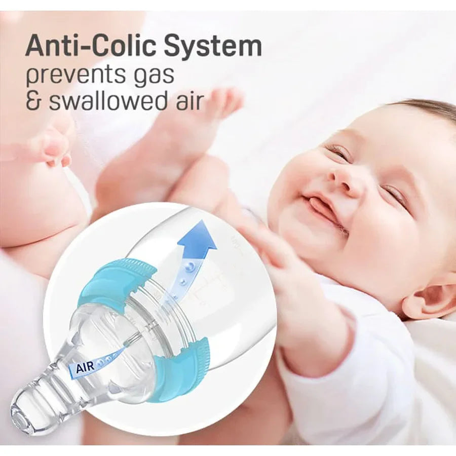 بيجون زجاجة رضاعة بلاستيكية مرنة برقبة نحيفة (120ml)
