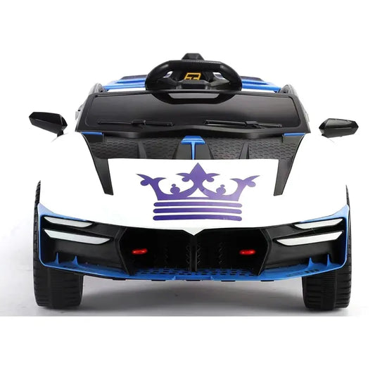 Orbic Kids Motor Electric Car With Remote Control (White)