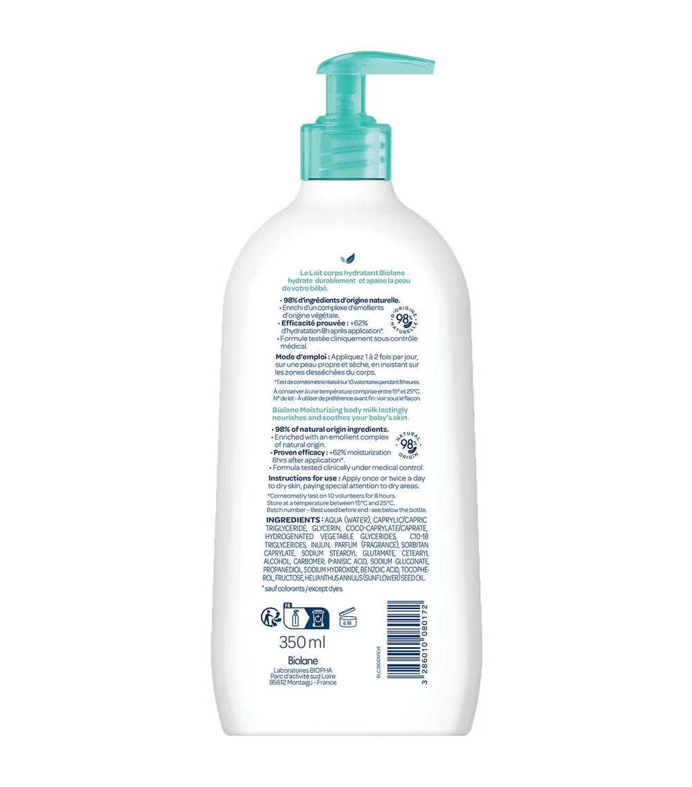 Biolane Moisturizing Body Milk (350ml)